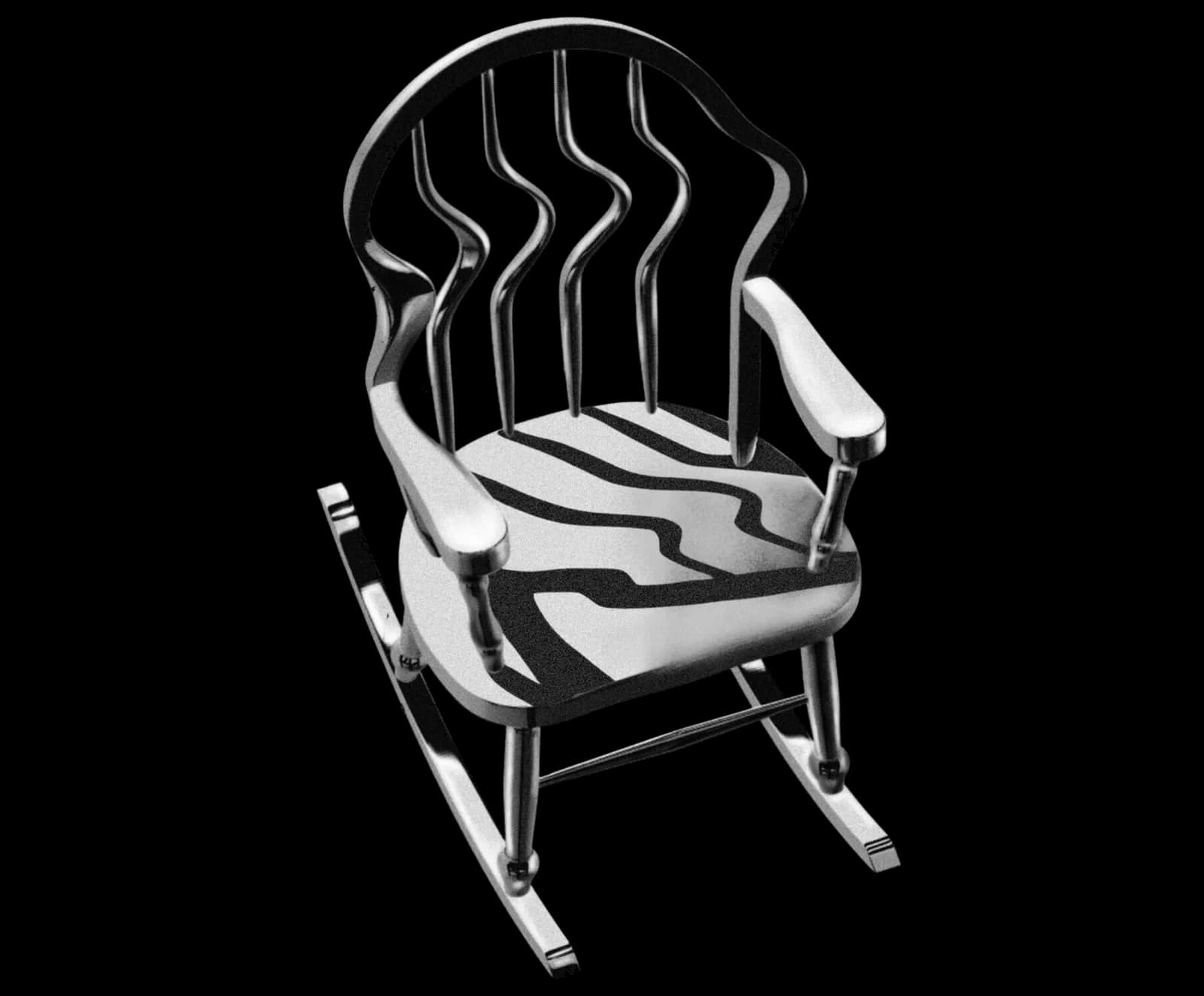 Background glitch effect